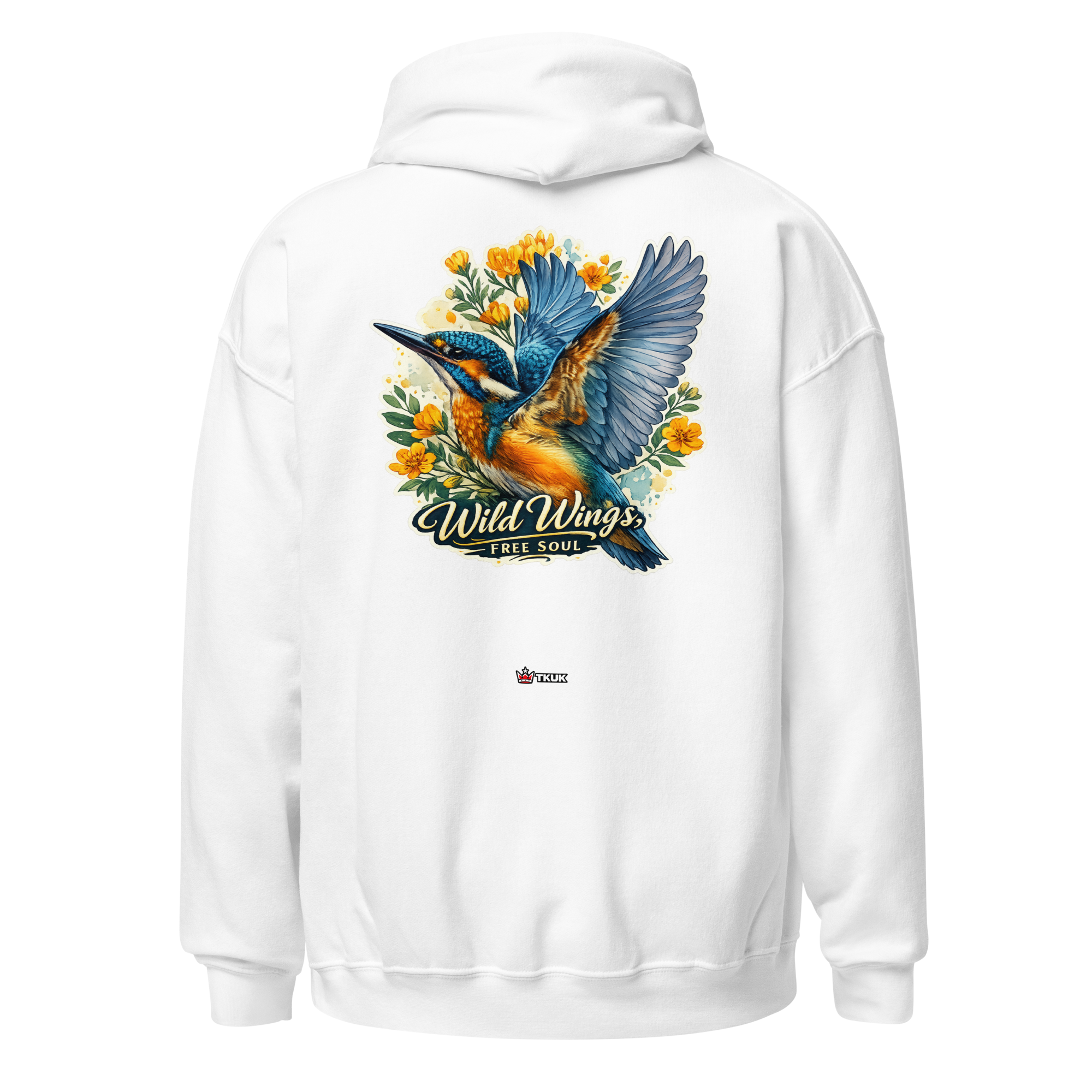 wild wings free soul kingfisher hoodie
